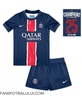 Paris Saint-Germain Echipament de Fotbal Replică 2024-25 UCL Champions Copii Acasa (+ Șorturi)